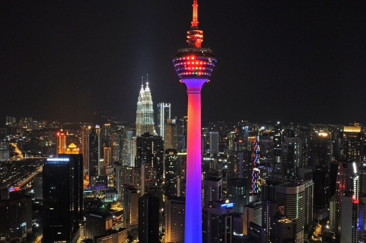 KL Tower to light up for World Neglected Tropical Disease Day. — IZZRAFIQ ALIAS/The Star